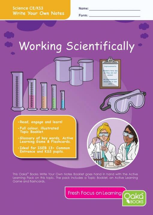 CE/KS3/KS4 Science: Chemistry: Working Scientifically