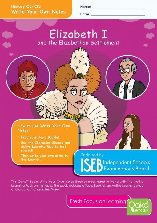 CE/KS3 History: Elizabeth I & The Elizabethan Settlement