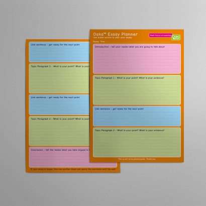 Write a Great Essay - Colour Coded Essay Planner
