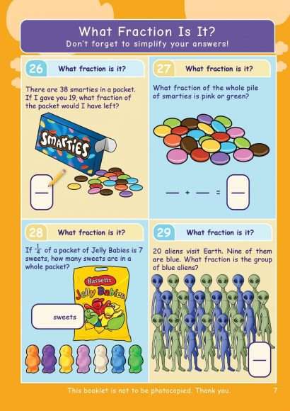Maths Fractions 2: Adding, Subtracting, Multiplying and Dividing Fractions